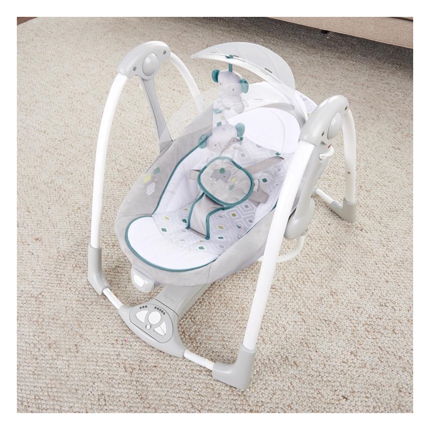 Ingenuity - Lasten värisevä keinu 2-in-1 NASH melodialla 4xLR20