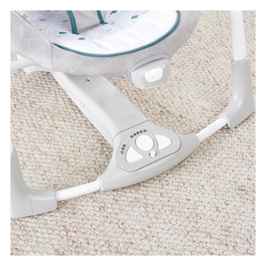 Ingenuity - Lasten värisevä keinu 2-in-1 NASH melodialla 4xLR20