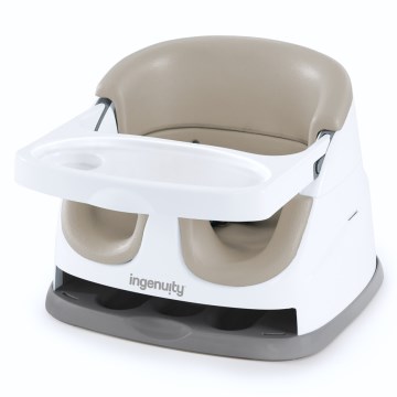 Ingenuity - Syöttötuolin istuinpehmuste 2-in-1 BABY BASE beige