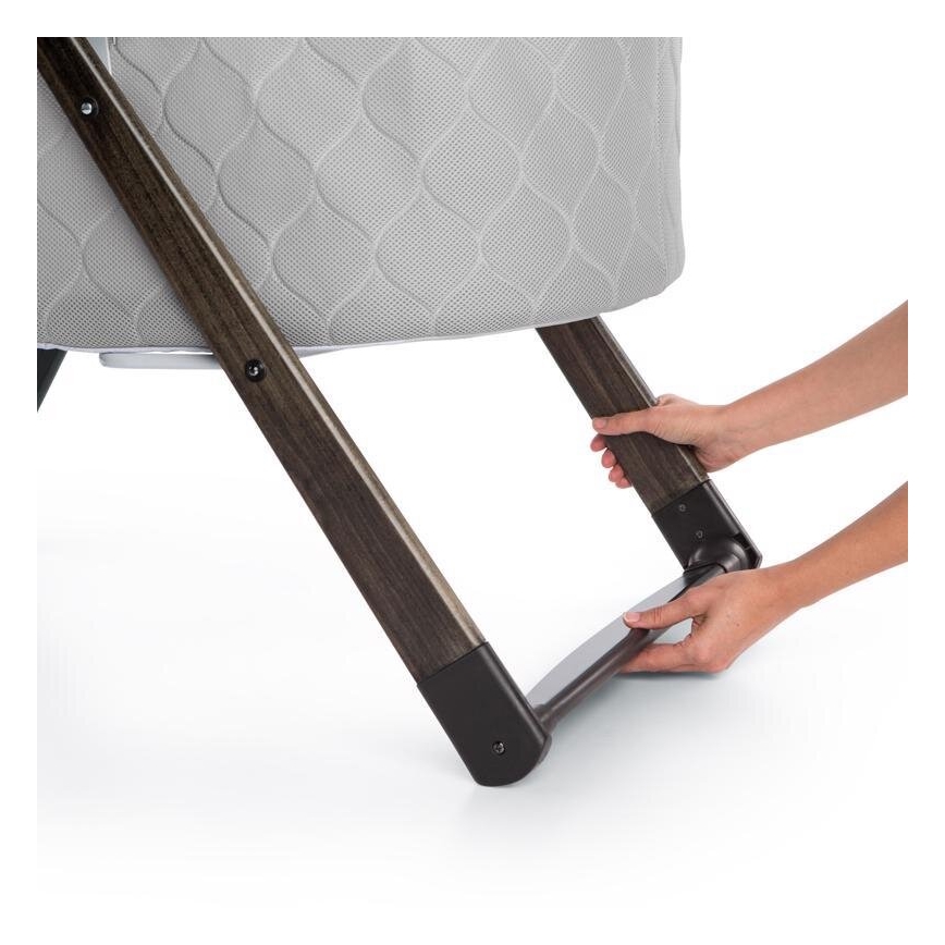 Ingenuity - Vauvan keinuva pinnasänky CARRINGTON harmaa/ruskea