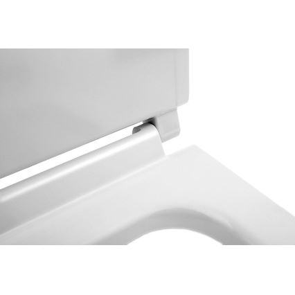 Isvea - pehmeästi sulkeutuva PURITY WC-istuimen kansi, valkoinen