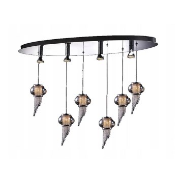 ITALUX - Kattokruunu johdossa CARLO 10xG4/20W/230V