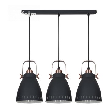 ITALUX - Kattokruunu narulla FRANKLIN 3xE27/60W/230V