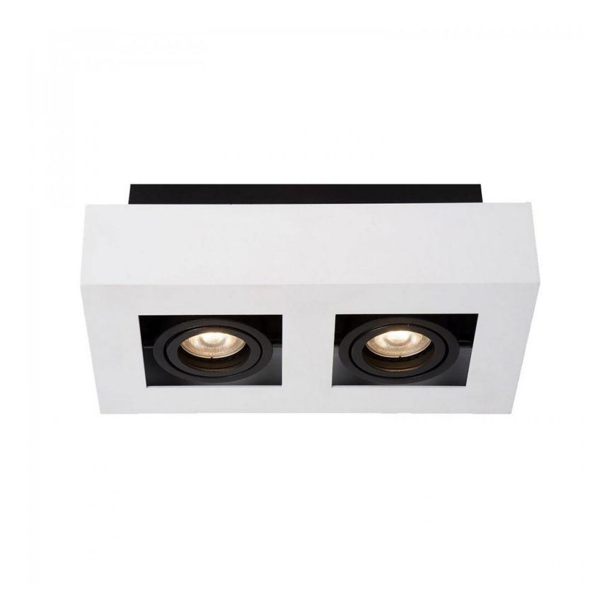 ITALUX - Kattovalo CASEMIRO 2xGU10/50W/230V