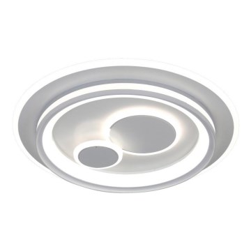 ITALUX - LED himmennettävä kattovalaisin PARCO LED/55W/230V 3000-6500K pr. 50 cm valkoinen + kaukosäädin