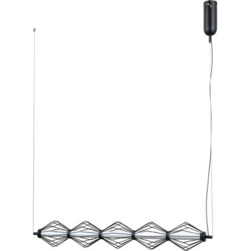 ITALUX - LED-riippuvalaisin kaapelilla SEVILLA LED/25W/230V 3000K musta
