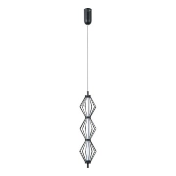 ITALUX - LED-riippuvalaisin vaijerilla SEVILLA LED/15W/230V 3000K musta