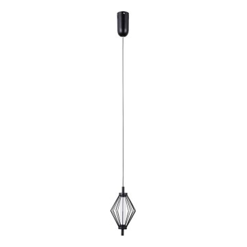 ITALUX - LED-riippuvalaisin vaijerilla SEVILLA LED/5W/230V 3000K musta