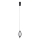 ITALUX - LED-riippuvalaisin vaijerilla SEVILLA LED/5W/230V 3000K musta