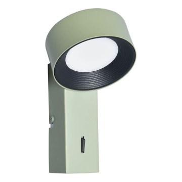 ITALUX - LED-seinävalaisin OTAL LED/1,8W/230V 4000K vihreä