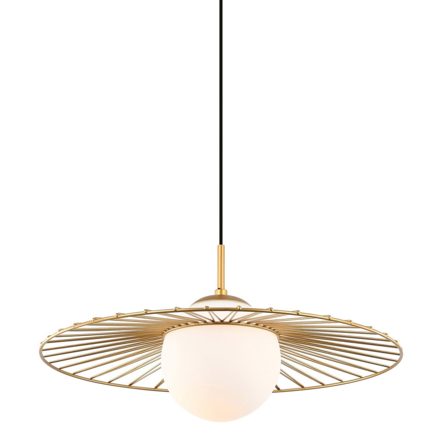 ITALUX - Kattokruunu johdossa SALLY 1xE27/40W/230V kulta