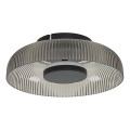 ITALUX - PASSO LED-kattovalaisin 8 W 230 V 3000 K Ø 25 cm savunmusta