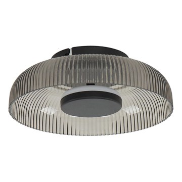 ITALUX - PASSO LED-kattovalaisin 8 W 230 V 3000 K Ø 25 cm savunmusta