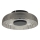 ITALUX - PASSO LED-kattovalaisin 8 W 230 V 3000 K Ø 25 cm savunmusta