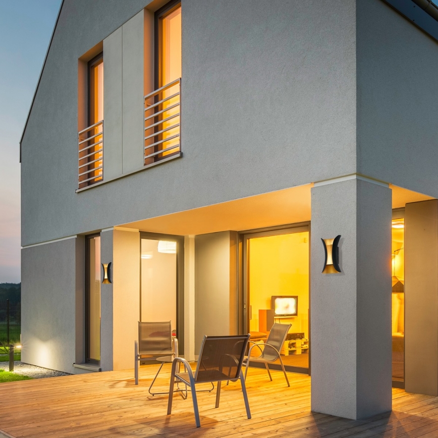 ITALUX - LED-ulkovalaisin seinälle DANTE LED/10W/230V 4000K IP54 20 cm