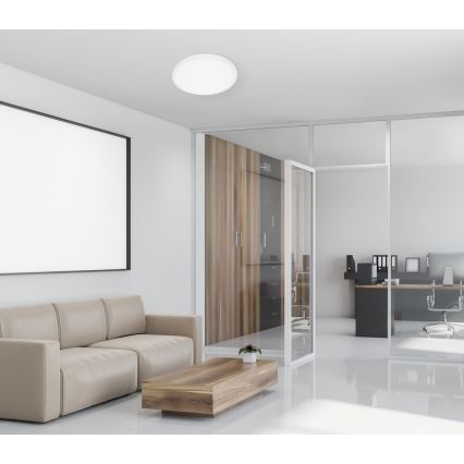 ITALUX - LED-kattovalaisin PELARO LED/36W/230V 4000K halkaisija 50 cm valkoinen