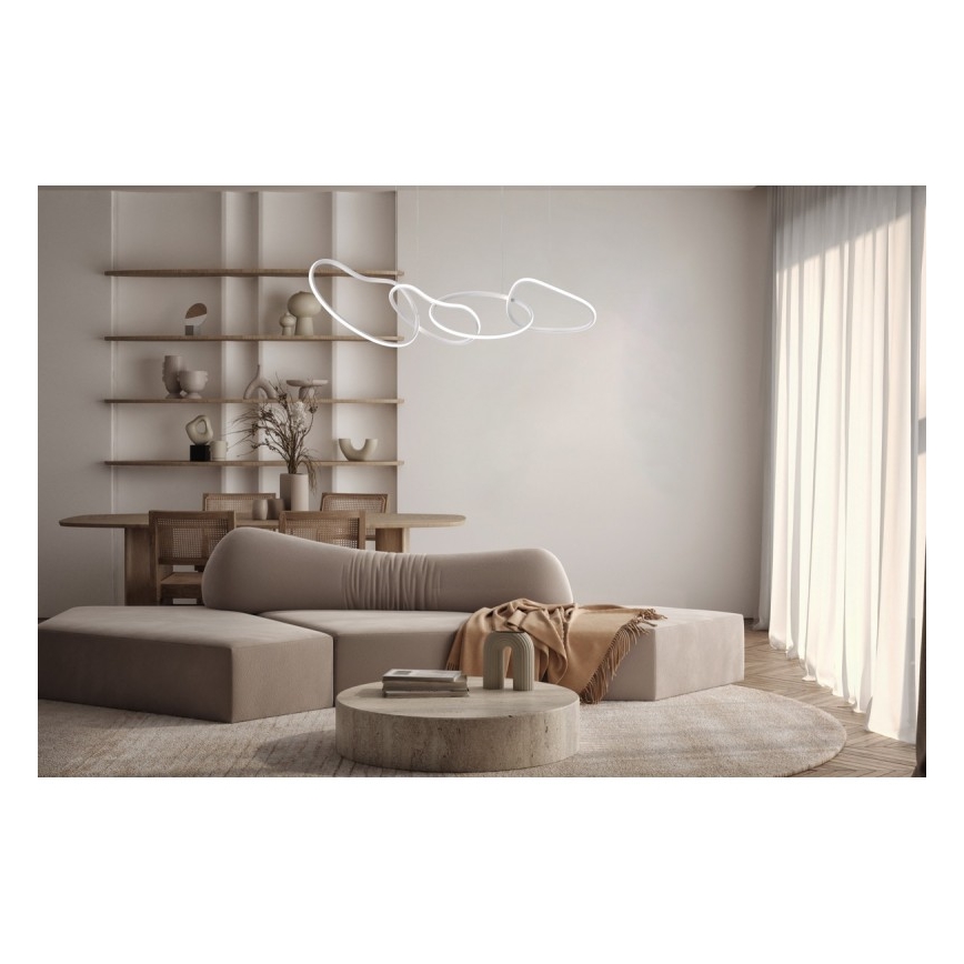 ITALUX - LED-riippuvalaisin vaijerilla FONTE LED/60W/230V 3000/4000/6000K valkoinen