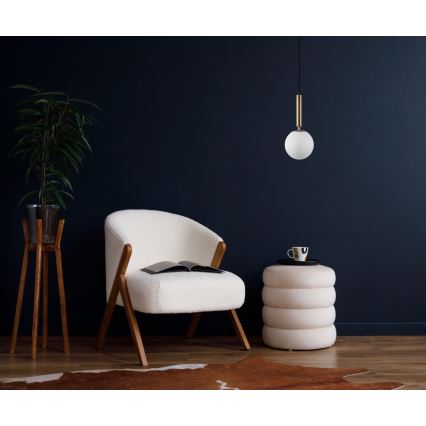 ITALUX - Kattokruunu johdossa RAVENA 1xE27/10W/230V musta/kulta