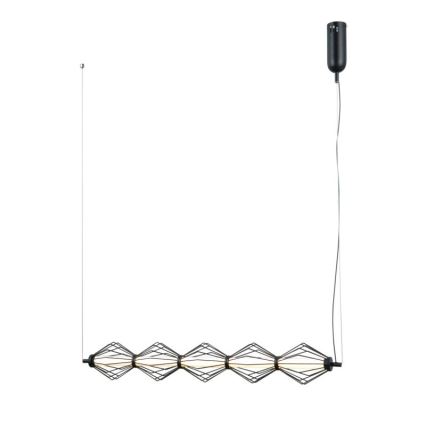 ITALUX - LED-riippuvalaisin kaapelilla SEVILLA LED/25W/230V 3000K musta