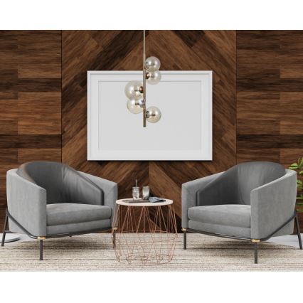 ITALUX - Kattovalaisin CANELLO 5xG9/5W/230V messinki