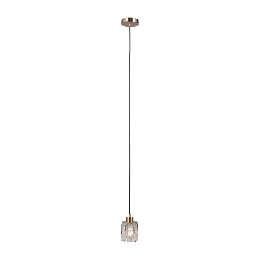 ITALUX - Riippuvalaisin johdolla TORNO 1xE14/40W/230V kultainen