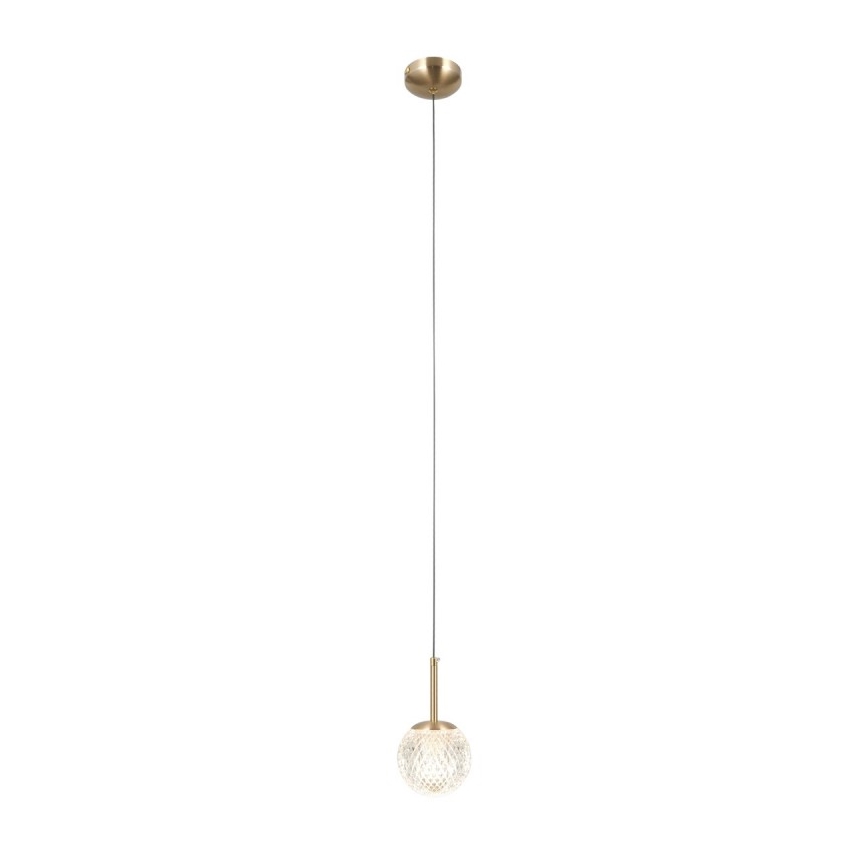 ITALUX - PADRI-riippuvalaisin johdolla 1xG9/5W/230V, kultainen