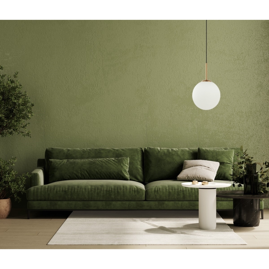 ITALUX - Ripustettava kattovalaisin DEORE 1xE27/40W/230V halkaisija 25 cm pronssi