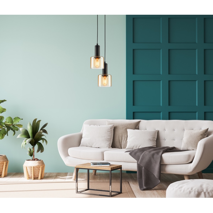 ITALUX - Kattokruunu johdossa SANTIA 1xE27/40W/230V