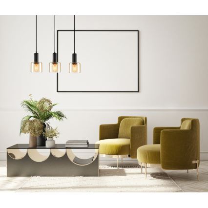 ITALUX - Kattokruunu johdossa SANTIA 3xE27/40W/230V