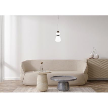 ITALUX - LED-riippuvalaisin EVANS johdolla LED/12W/230V 3000K kulta/valkoinen