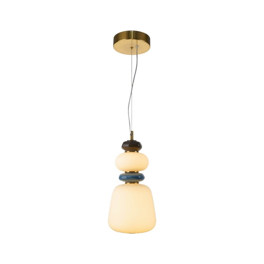 ITALUX - LED-riippuvalaisin EVANS johdolla LED/12W/230V 3000K kulta/valkoinen