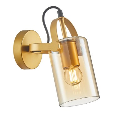 ITALUX - Seinäkohdevalo NANESMA 1xE27/40W/230V kulta