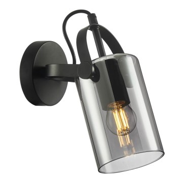 ITALUX - Seinävalaisin NANESMA 1xE27/40W/230V musta