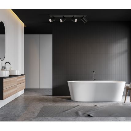 ITALUX - Kohdevalo LACONI 4xGU10/35W/230V musta