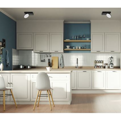 ITALUX - LED-kohdevalaisin CASTELIO LED/5W/230V 4000K musta