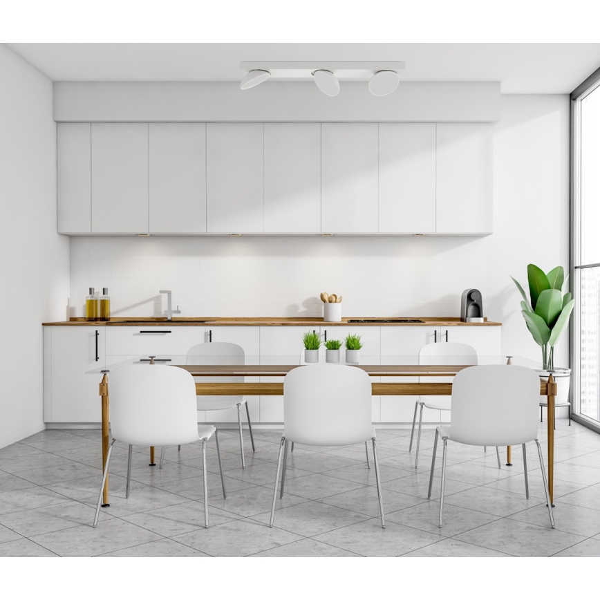 ITALUX - LED-kohdevalaisin CASTELIO 3xLED/5W/230V 4000K valkoinen