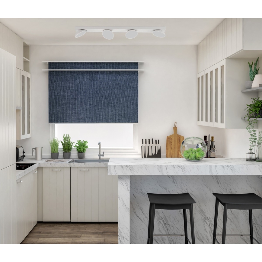 ITALUX - LED-kohdevalaisin CASTELIO 4xLED/5W/230V 4000K valkoinen