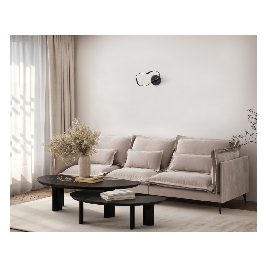 ITALUX - LED-seinävalaisin AMAYA LED/20W/230V musta