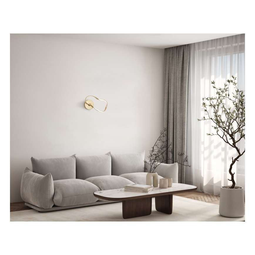 ITALUX - LED-seinävalaisin AMAYA LED/20W/230V, kultainen