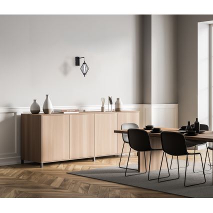 ITALUX - LED-seinävalaisin SEVILLA LED/5W/230V 3000K musta