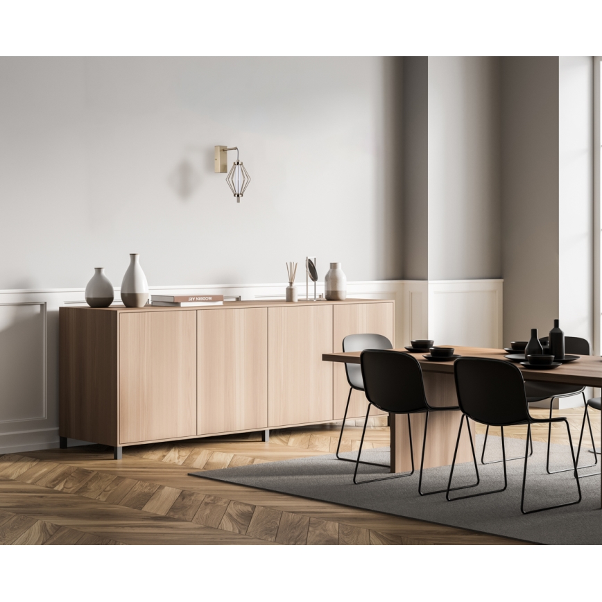 ITALUX - LED-seinävalaisin SEVILLA LED/5W/230V 3000K kultainen