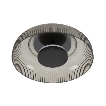 ITALUX - PASSO LED-kattovalaisin 8 W 230 V 3000 K Ø 25 cm savunmusta