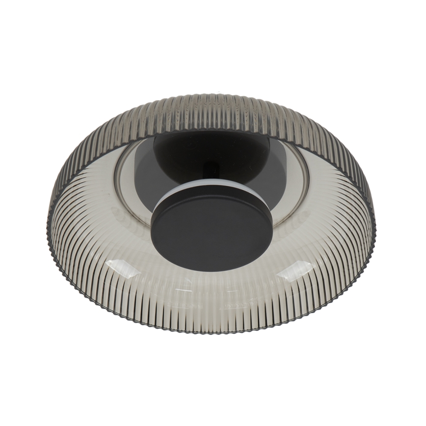 ITALUX - PASSO LED-kattovalaisin 8 W 230 V 3000 K Ø 25 cm savunmusta
