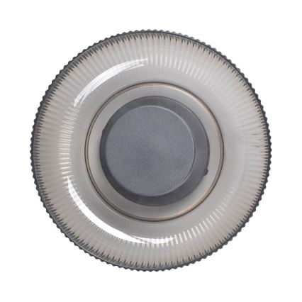 ITALUX - PASSO LED-kattovalaisin 8 W 230 V 3000 K Ø 25 cm savunmusta