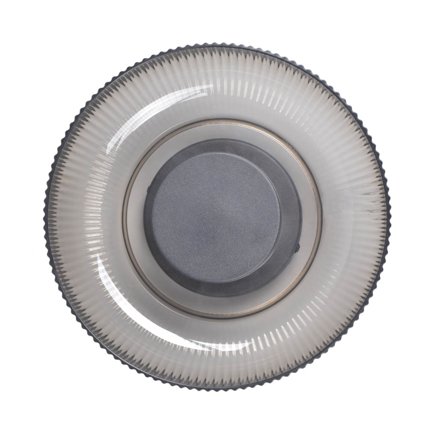 ITALUX - PASSO LED-kattovalaisin 8 W 230 V 3000 K Ø 25 cm savunmusta