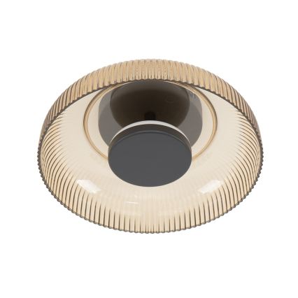 ITALUX - LED-kattovalaisin PASSO LED/8W/230V 3000K Ø 25 cm savuinen beige