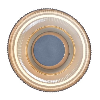 ITALUX - LED-kattovalaisin PASSO LED/8W/230V 3000K Ø 25 cm savuinen beige