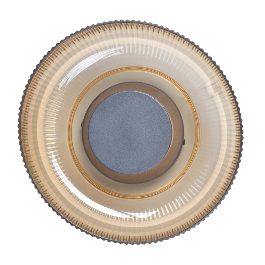 ITALUX - LED-kattovalaisin PASSO LED/8W/230V 3000K Ø 25 cm savuinen beige