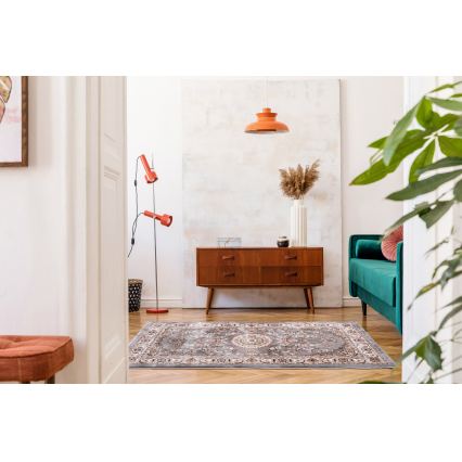 Itämainen matto DUBAI 120x170 cm 2300 g/m2 harmaa