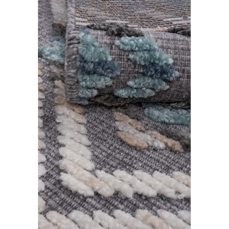 Itämainen matto NEPAL 160x230 cm sininen/harmaa